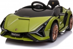 Elektrisches Kinderauto Lamborghini Sian mit Fernbedienung – Grün