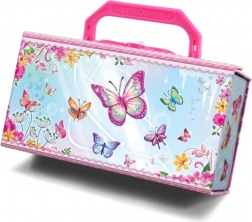 Schmuckkästchen Pecoware – Schmetterlinge mit Schloss und Anhängern