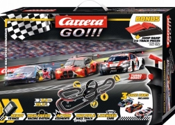 Carrera GO DTM Super Racer Slotcar-Bahn 1:43 mit drei Fahrzeugen und Looping