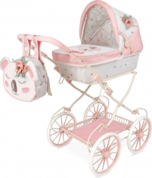 DeCuevas klappbarer Puppenwagen mit Rucksack Koala 81 cm