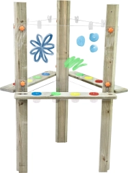 Transparente Acryl-Maltafel XXL CLASSIC WORLD EDU – 3-in-1 Kreativzentrum mit drei Seiten
