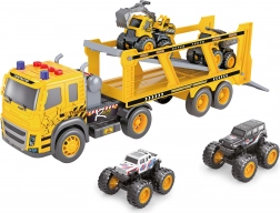 Abschleppwagen mit Autos und Effekten