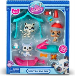 Spielset Littlest Pet Shop Schneetag