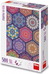 Entspannendes Puzzle mit Mandalas 500 XL Teile