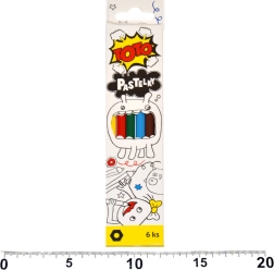 Sechseckige Buntstifte 6 Stk