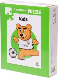 Puzzle LEGIA WARSZAWA – Teddybär Kazek, 35 Teile