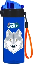 Trinkflasche OXY CLICK 500 ml mit Wolfmotiv