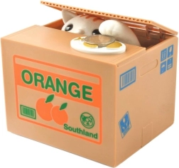 Interaktive Spardose mit Katze – Münzbox