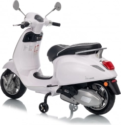 Elektrischer Kinderroller VESPA ROMA, weiß