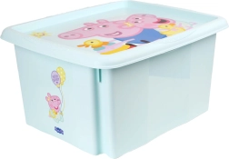 Kunststoff-Aufbewahrungsbox mit Deckel KEEEPER Peppa Pig 24 l