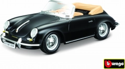 Bburago Porsche 356 B Cabriolet schwarz 1:24