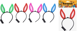 Stirnband mit blinkenden Hasenohren