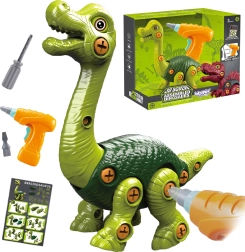 Woopie Schraub-Bausatz Brachiosaurus mit Bohrschrauber