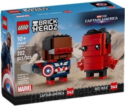 LEGO BrickHeadz Captain America und Red Hulk – Figuren-Bauset