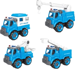 Schraubbares Polizeiauto 11 cm