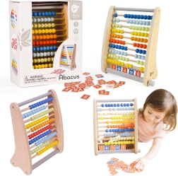 Classic World Holz-Abakus mit mathematischen Aufgaben