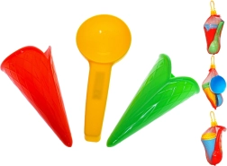 Sandspiel-Set Eis 12,5 cm im Netz