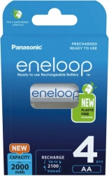 Eneloop wiederaufladbare Batterien AA 2000 mAh, 4 Stk.