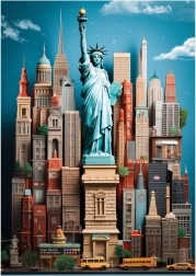 Puzzle New York 1500 Teile