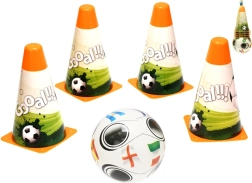 Kinder-Fußball-Trainingsset mit Ball und Hütchen
