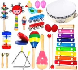 Holzset für Kinder-Musikinstrumente