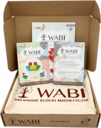 WABI Holz-Magnetbaukästen 40 Stk