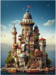 Anatolian Puzzle Jungfrauenturm 1000 Teile