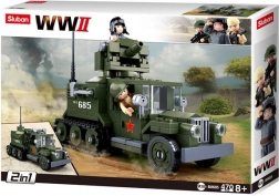 Sluban Sowjetisches Halbkettenfahrzeug 2 in 1