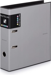 A4-Ordner, Hebelmechanik, 7 cm, PASTELINI, grau