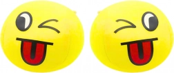 Weicher Emoji Ball Gelb 9 cm