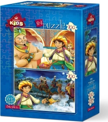 Puzzle Aladdin und die Wunderlampe 2×100 Teile