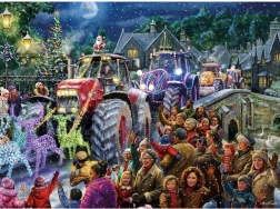 Puzzle Bauernweihnacht XL 500 Teile GIBSONS