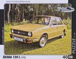 Puzzle RETRO-AUTA Škoda 120 L 40 Teile