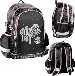 Schulrucksack schwarz‑rosa MINNIE MOUSE von Paso