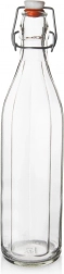 Glasflasche mit Bügelverschluss 1 l
