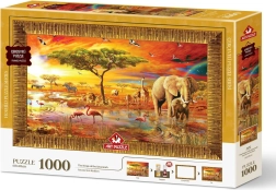 Art Puzzle Puzzle mit Rahmen und Kleber 3-in-1 1000 Teile – Könige