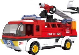 Kompatible Bausteine BLOXO Feuerwehr – Auto, 170 Teile