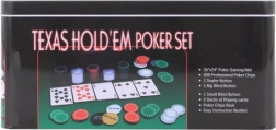 Pokerset in einer Blechdose