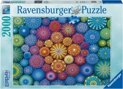 2D-Puzzle 2000 Teile Regenbogen-Mandalas
