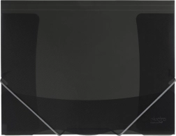 Sammelmappe mit Gummiband ELECTRA grau, Metalloptik