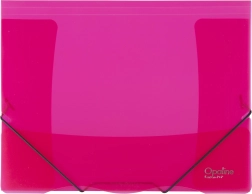 Sammelmappe mit Gummiband Opaline rot A4