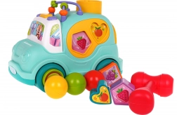 Interaktiver Sortierbus mit Musik und Lichtern