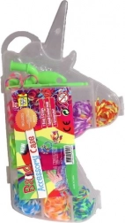 Set von bunten Loom-Gummibändern, 380 Stück