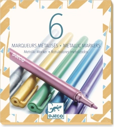 Metallic-Filzstifte DJECO