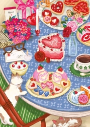 Puzzle Katzen-Schmaus 1000 Teile MAGNOLIA
