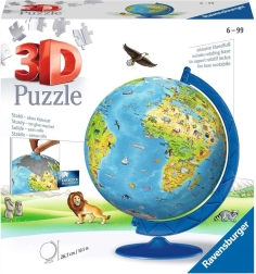 RAVENSBURGER 3D Puzzle Kinder-Globus 180 Teile