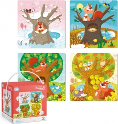 Puzzle 4in1 Jahreszeiten
