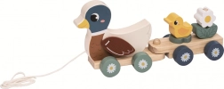 Ziehspielzeug aus Holz – Entenfamilie
