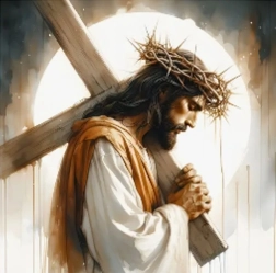 Diamantmalerei Jesus – Kreuzweg 30 × 40 cm