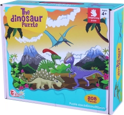Puzzle Dinosaurier 208 Stk 90x64 cm